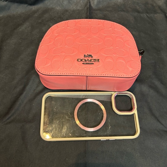 Coach Mini Serena Crossbody in Signature Leather- Pink Lemonade - Picture 10 of 13